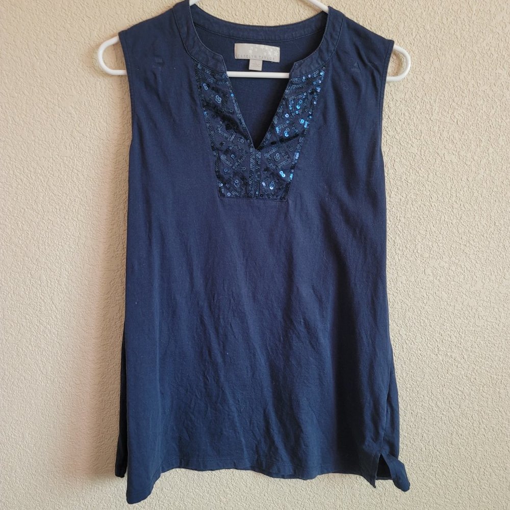 Dark blue sparkles Carolyn Taylor